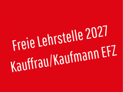 Freie Lehrstelle 2027