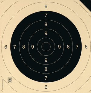 Carton d'exercice P précision, FST/ISSF, 25/50 m