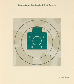 Cible de visée No 6, B camouflée
