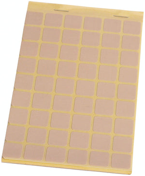 Bloc de bletz autocollants, gris-clair, 15 x 15 mm