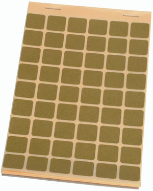 Bloc de bletz autocollants, gris-camouflé, 15 x 15 mm