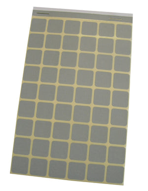 Bloc de bletz autocollants, gris pour police, 15 x 15 mm