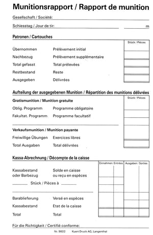 Rapport de munition