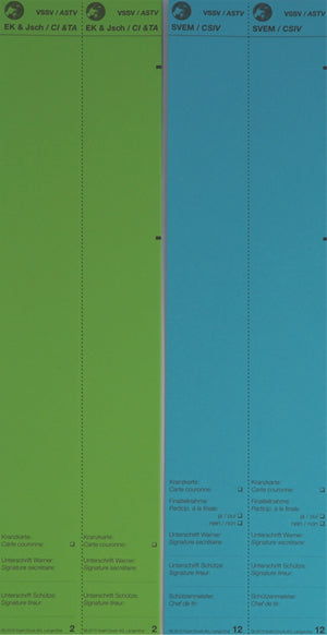 Feuilles de stand, 76 x 210/297 mm, exécution spéciale