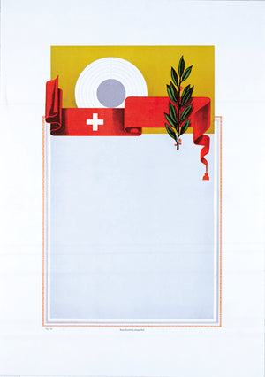 Urkunde 29.5 x 42 cm