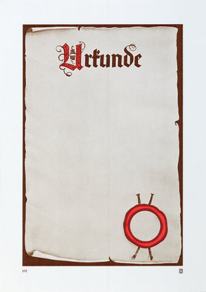 Urkunde 21 x 30 cm
