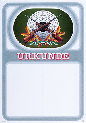 Urkunde 21 x 30 cm