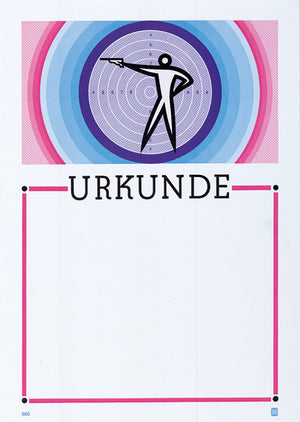 Urkunde 21 x 30 cm