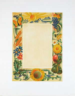 Urkunde 27.4 x 32.5 cm