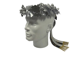 Couronne de tête en chêne, entièrement en argent