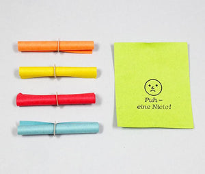 Billets nuls avec versets amusants, en sachet de 500 pcs.
