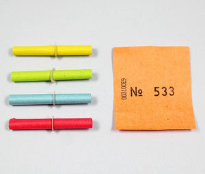 Billets de tombola gagnats numéroté, en sachet de 50 pcs. avec oeillet en carton