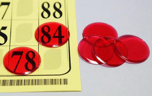 Pions de marquage, rouge, Ø 19 mm, 1 mm d'épaisseur