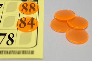 Pions de marquage, orange, Ø 18 mm, 2 mm d'épaisseur