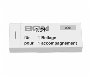 Block Verpflegungsbon "1 Beilage"