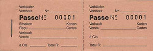 Bloc pour vendeur, à double, numéroté 1-100