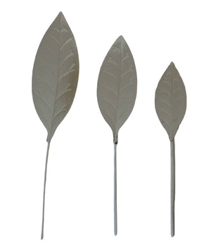 Lorbeerlaub silber