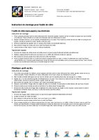 Instruction de montage feuille de cible